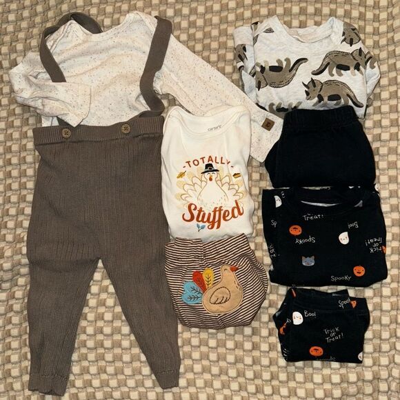CARTERS 12 MONTH - Fall Bundle - Picture 1 of 8